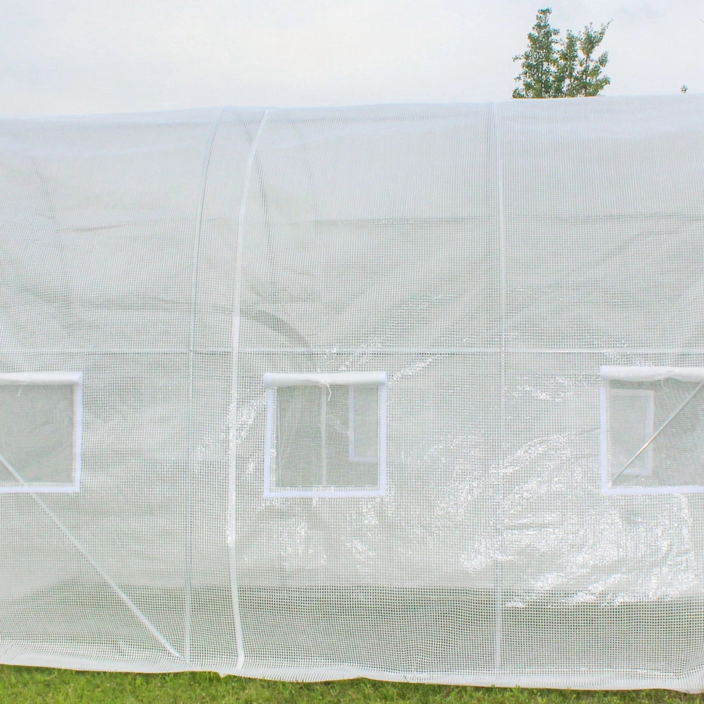 Copertura di Ricambio per Serra ¨C Xylo ¨C Polietilene Bianco 3x2x2 m con 6 Finestre
