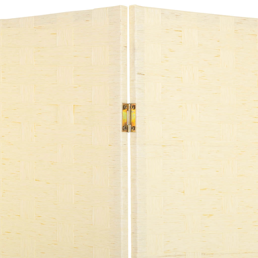 Biombo papel trenzado 4 hojas 50(x4)x3x180h cm