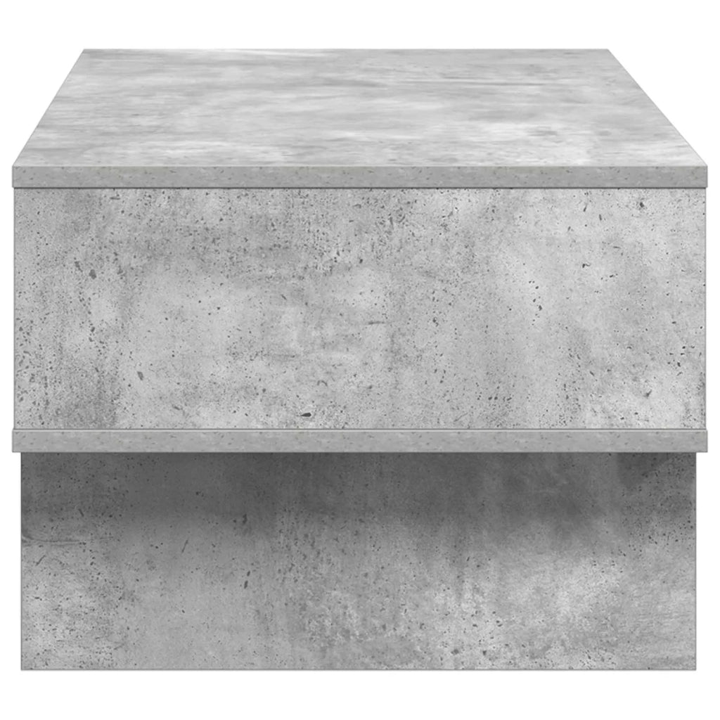 Tavolino da salotto Grigio cemento 80 x 46 x 35 cm 8000223