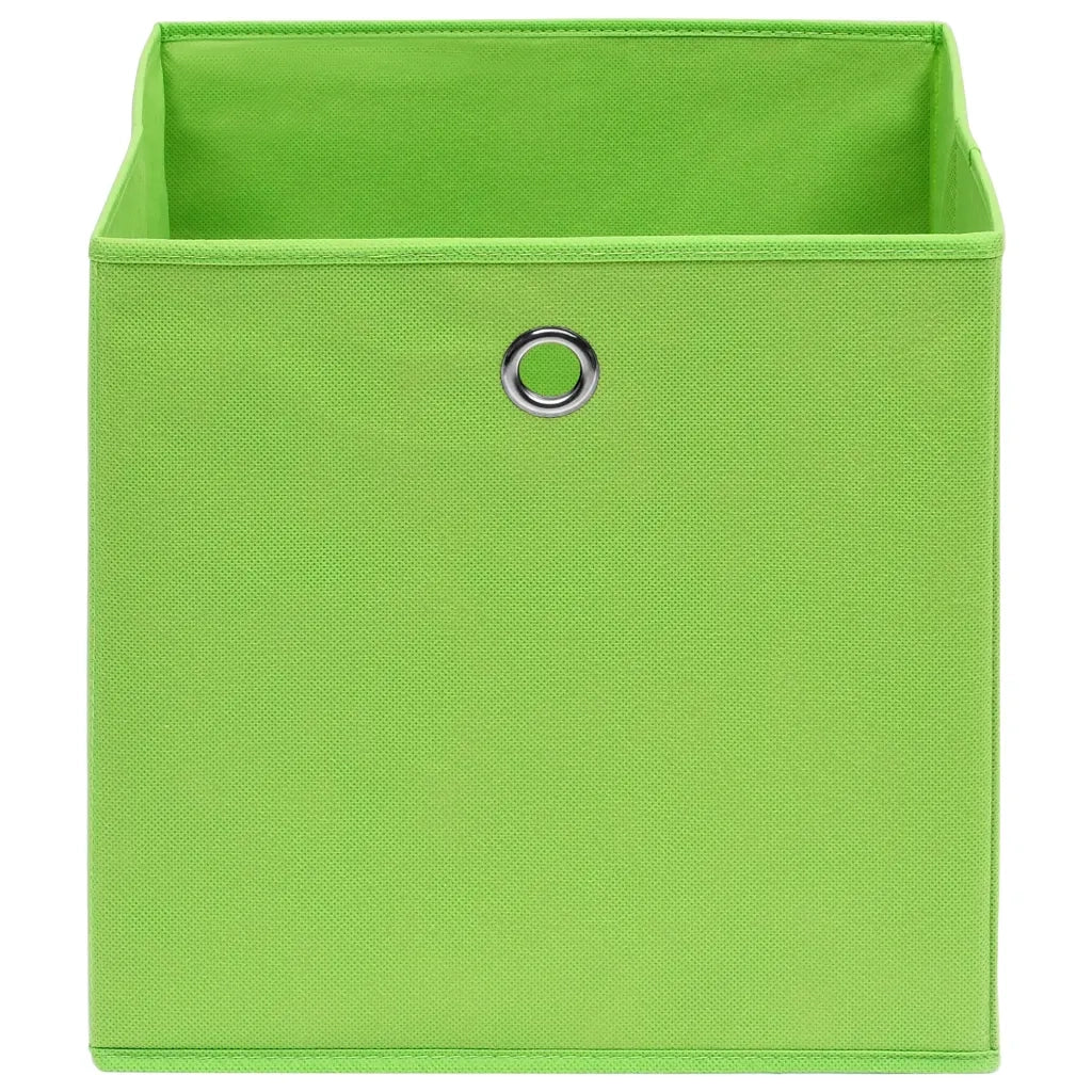 Scatole 4 pz Verdi 32x32x32 cm in Tessuto cod mxl 51553