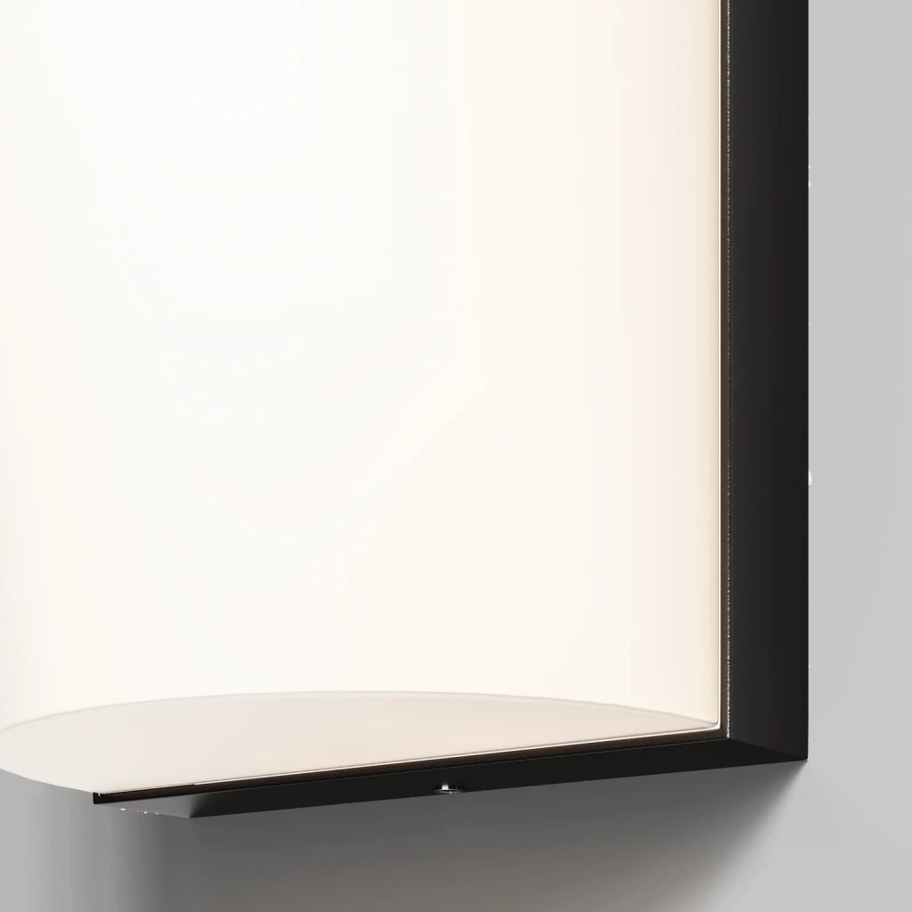 Maytoni applique moderna Badd 1 luce LED integrato IP54 grafite alluminio diffusore acrilico