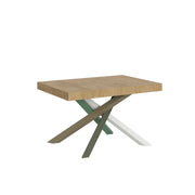 Tavolo Allungabile 120-224x90x77 cm Volantis Quercia Natura Telaio 4A