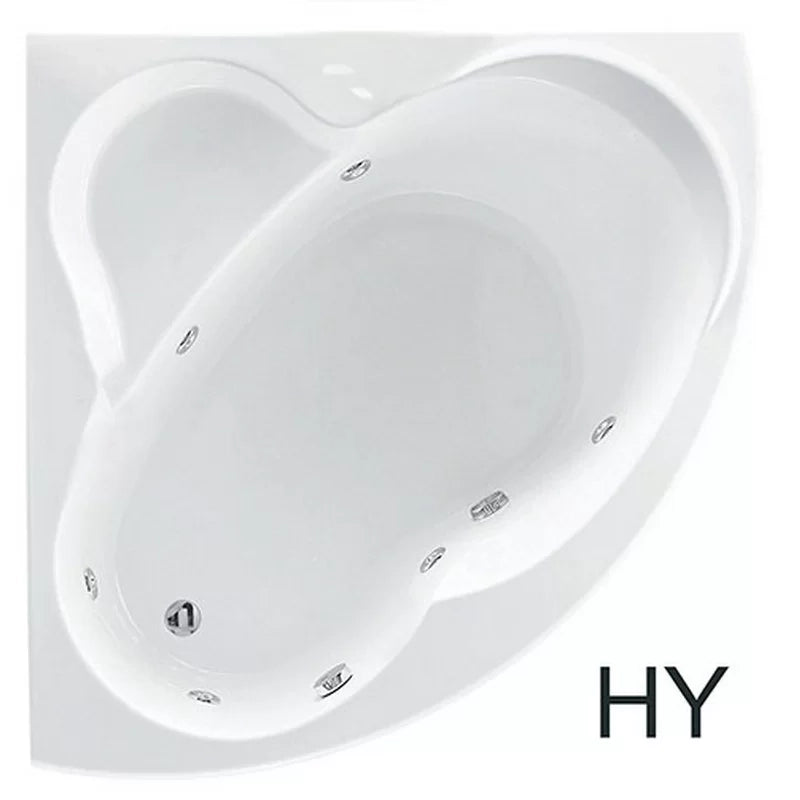 Vasca Hydro 135 x 135 cm angolare simmetrica semicircolare serie Una
