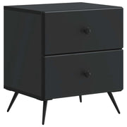 Armadio da Notte Nero 43 x 34,5 x 47,5 cm Legno ingegnerizzato