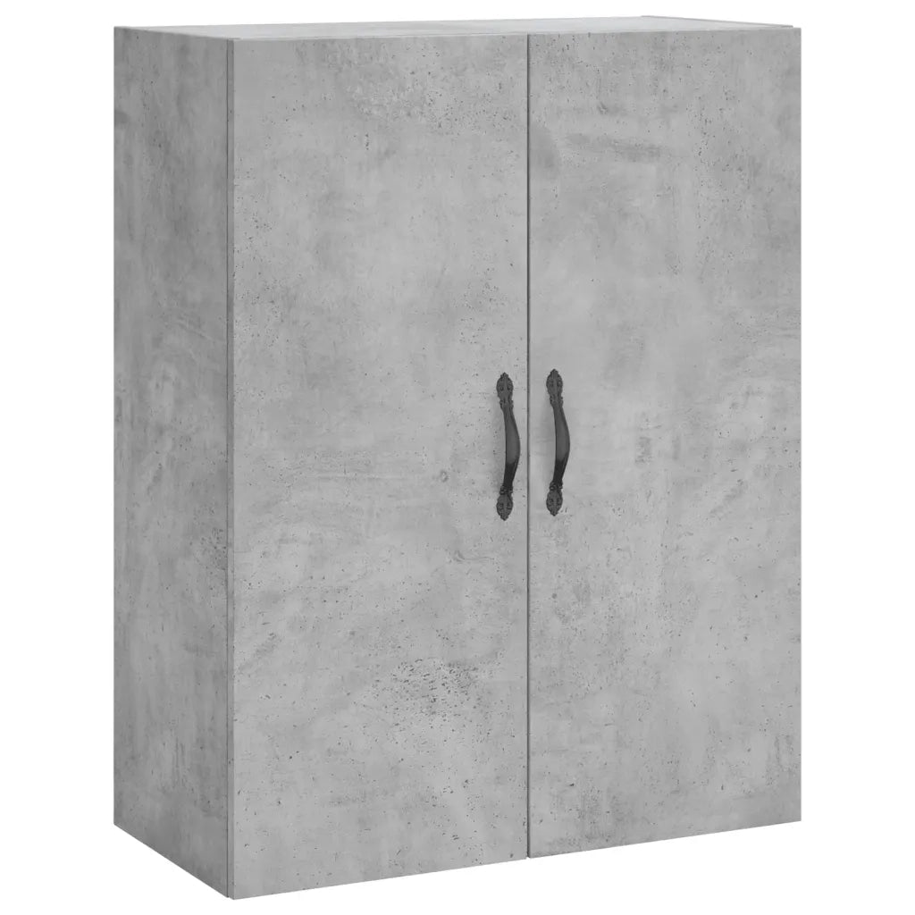 Credenza Grigio Cemento 69,5x34x180 cm in Legno Multistrato 3198181