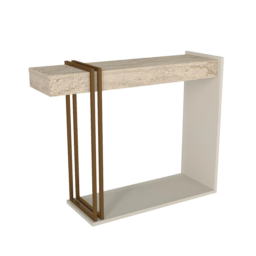 Consolle Ingresso Desca Travertino e Cashmere – Design Moderno Salvaspazio