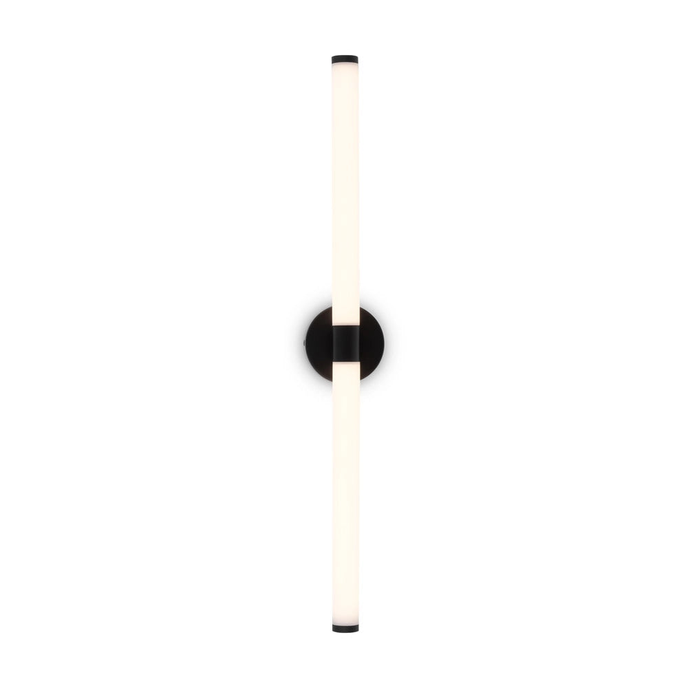 Applique Da Parete Moderno Axis Alluminio Nero Luce Led 16W