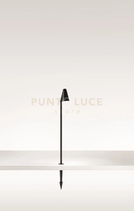 GRASS SINGLE  PALETTO DA ESTERNO LED 4000K 650LM 6W IP65 NERO H.82CM