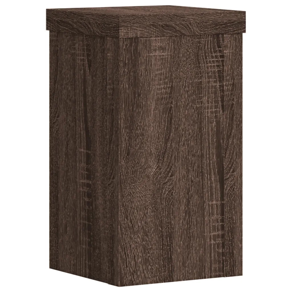 Supporti per piante | Sostegno per piante 2 pz Marrone 10x10x18 cm Legno Multistrato