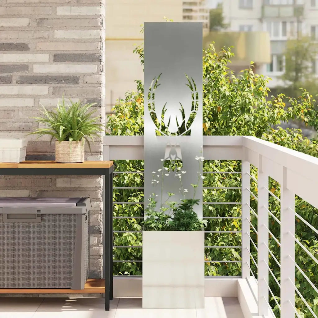 Schermo per privacy in giardino Argento 32 x 32 x 150 cm CFW2769339