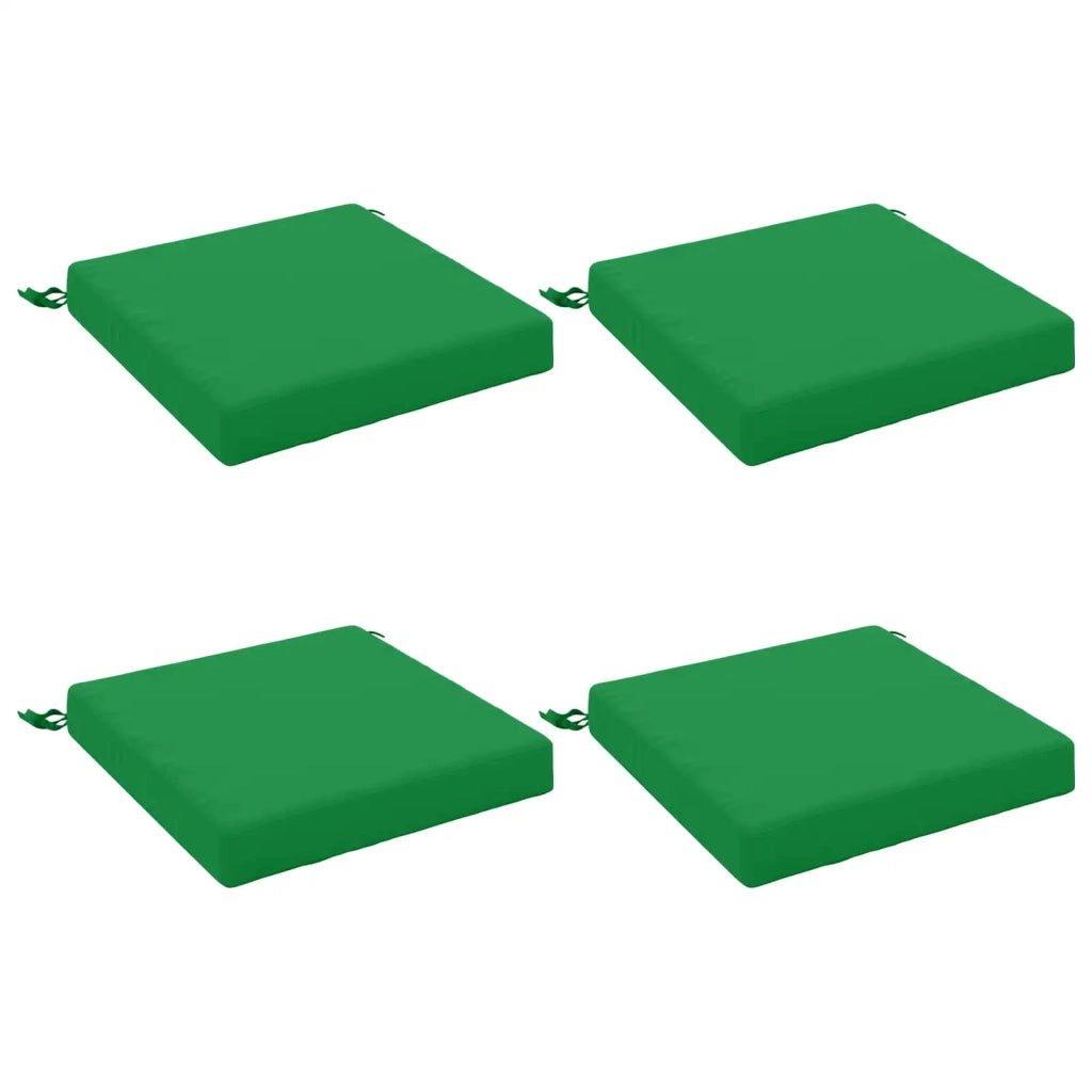 Cuscini per Sedia in 4 Pezzi SOEST 4 pz 100% Poliestere Verde 944402