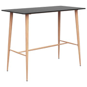 Tavolo da Bar Nero 120x60x105 cm cod mxl 7869