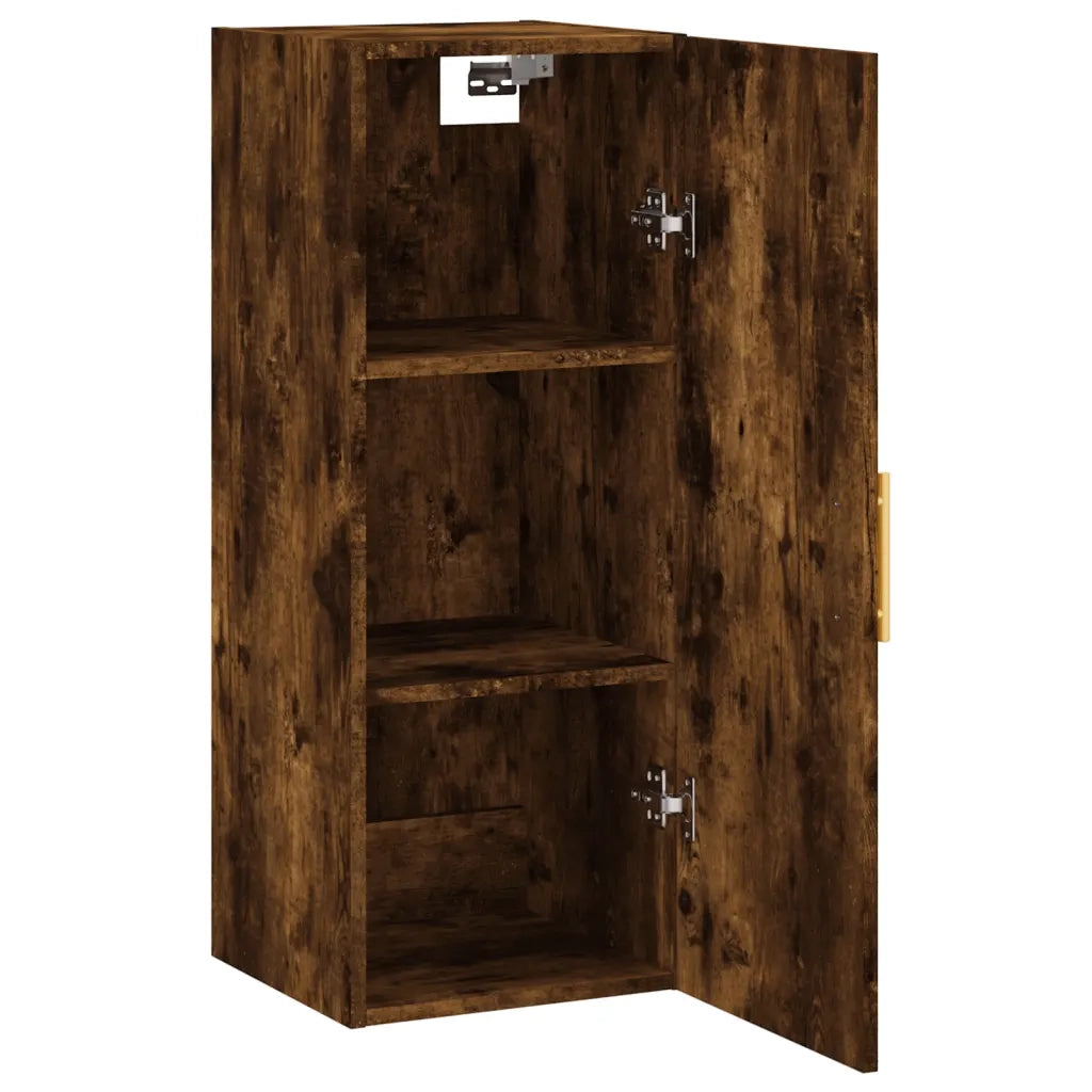 Mobile a Parete Rovere Fumo 34,5x34x90 cm 828849
