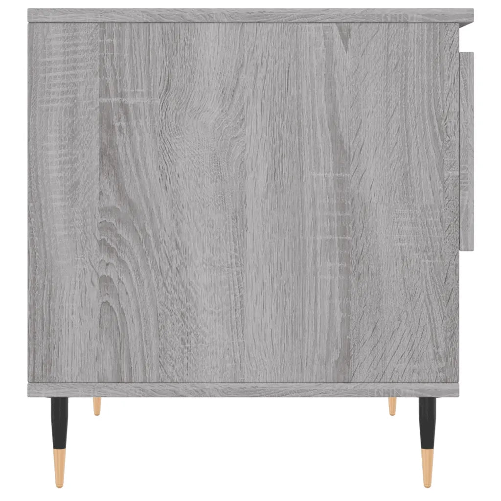 2 pz Tavolini salotto | Tavolino da caff¨¨ | Tavolino da Soggiorno Grigio Sonoma 50x46x50cm Legno Multistrato