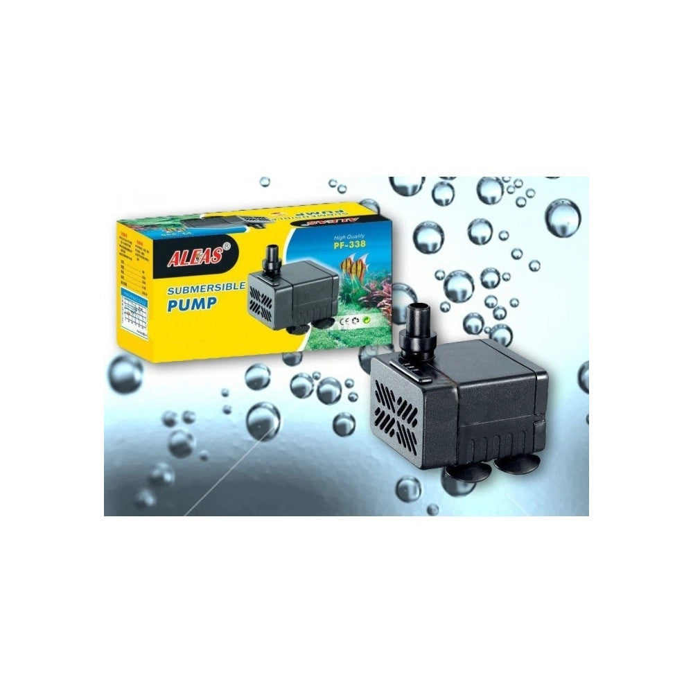 Trade Shop - Filtro Per Riciclo Acqua 5w 300 L/h Pompa Sommersa Per Acquario Stagno Pf-338 -