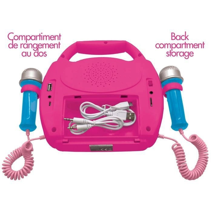 PRINCIPESSA DISNEY - Altoparlante Bluetooth - Effetti luce e Microfoni e batteria ricaricabile inclusi