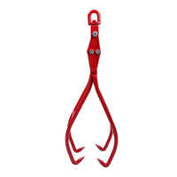 Pinza forestale per legna e tronchi fino a 930 mm 1000 kg di forza di trazione 4 artigli