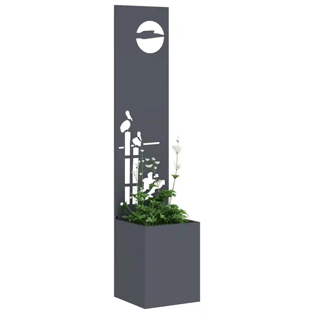 Schermo per privacy in giardino Traforo Antracite 32 x 150 cm CFW2458814