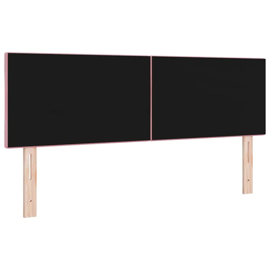 Testiera LED con luci a strisce a LED Rosa 144 cm Velluto 3338225