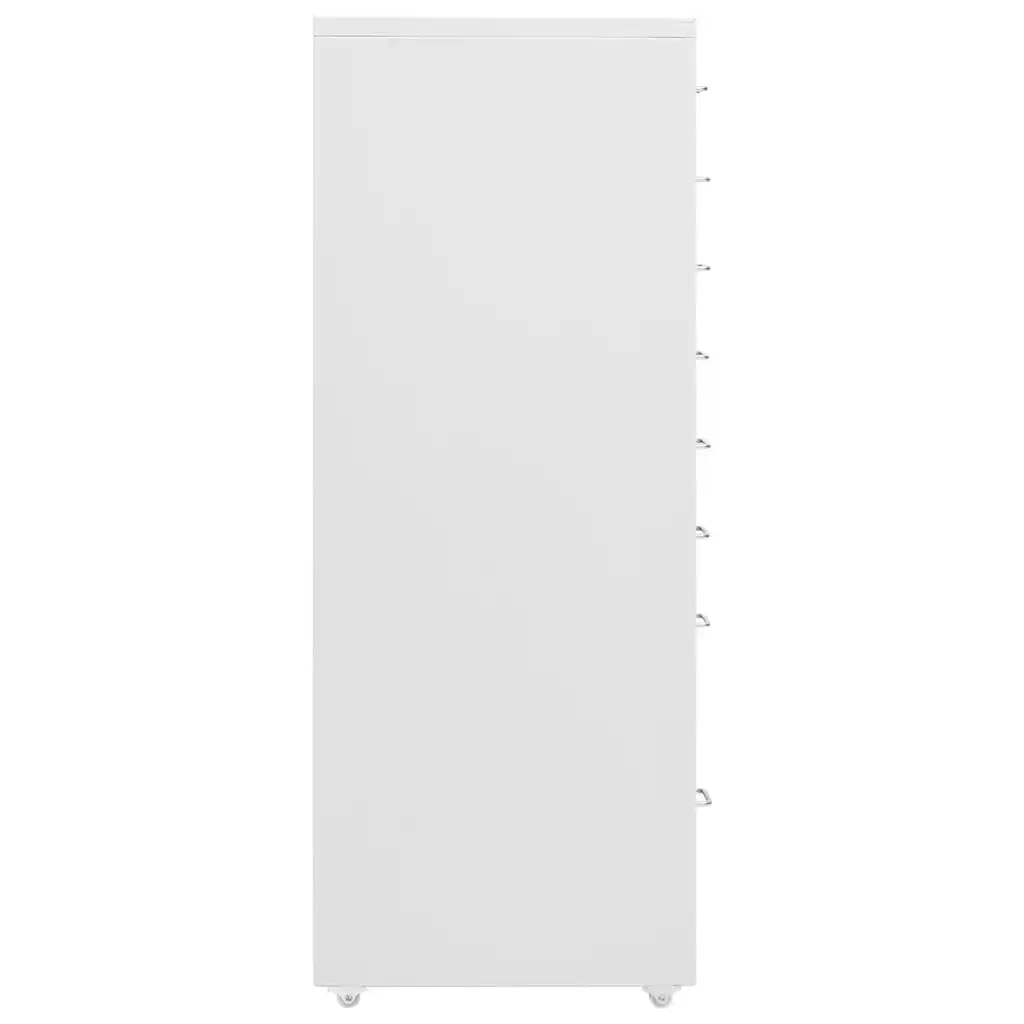 Schedario Mobile Grigio 28x41x109 cm in Metallo CFW9765252