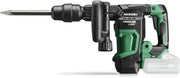 Martello scalpello a batteria SDS-Max – 36 V, 6.8 J Energia di impatto – Motore senza brushless, manico a bassa vibrazione, compatto e leggero, controllo a 4 marce, luce LED – Con valigetta per