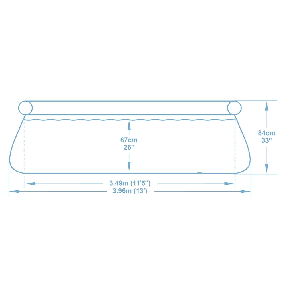 Trade Shop - Piscina Fuori Terra Fast Set Con Pompa Filtro ø396x84cm Effetto Rattan Rotonda 57376 -