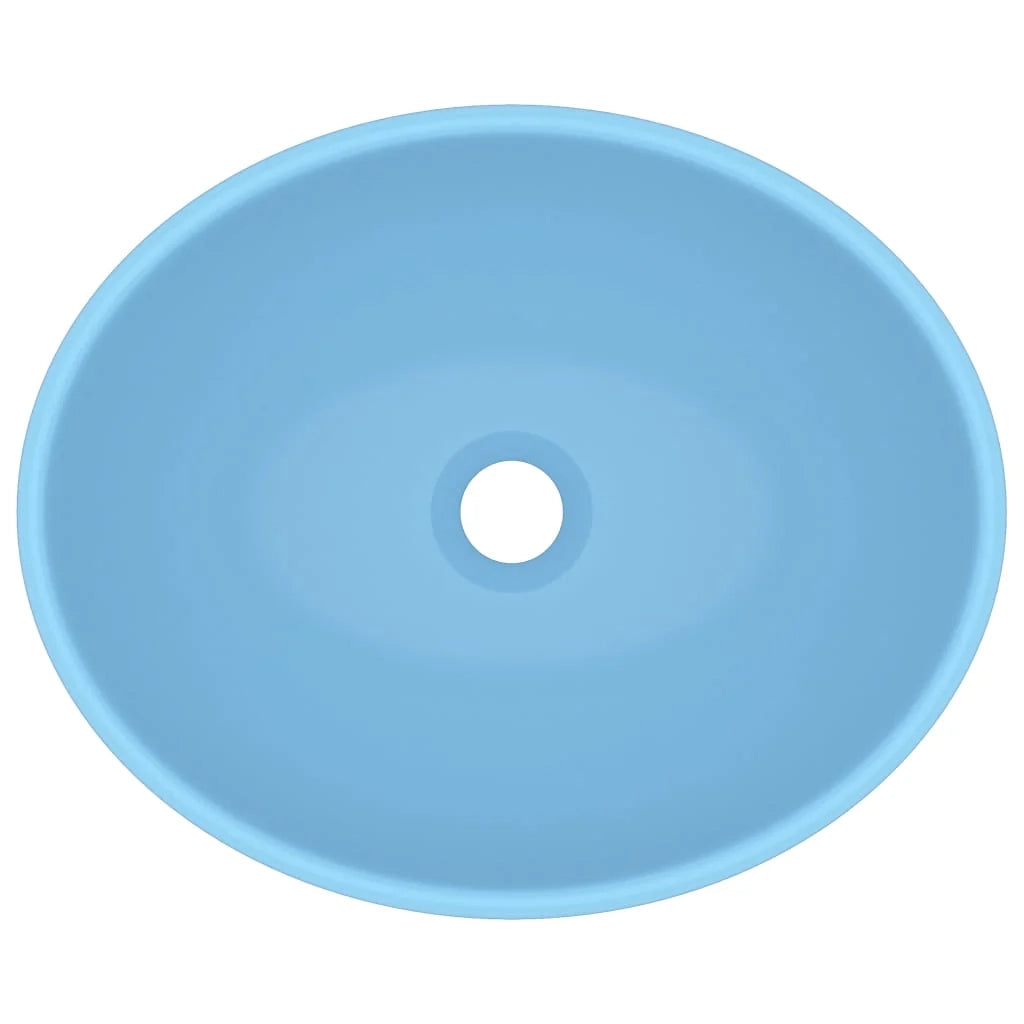 Lavabo ovale di lusso diametro 40 cm ceramica azzurra opaca 02_0002665