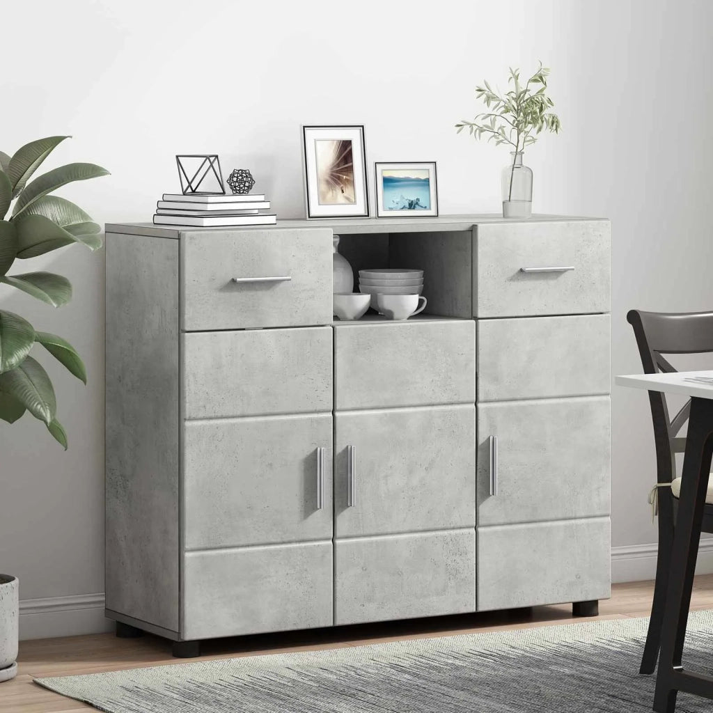 Armadio in Legno Grigio cemento 88,5 x 30,5 x 73 cm 880284