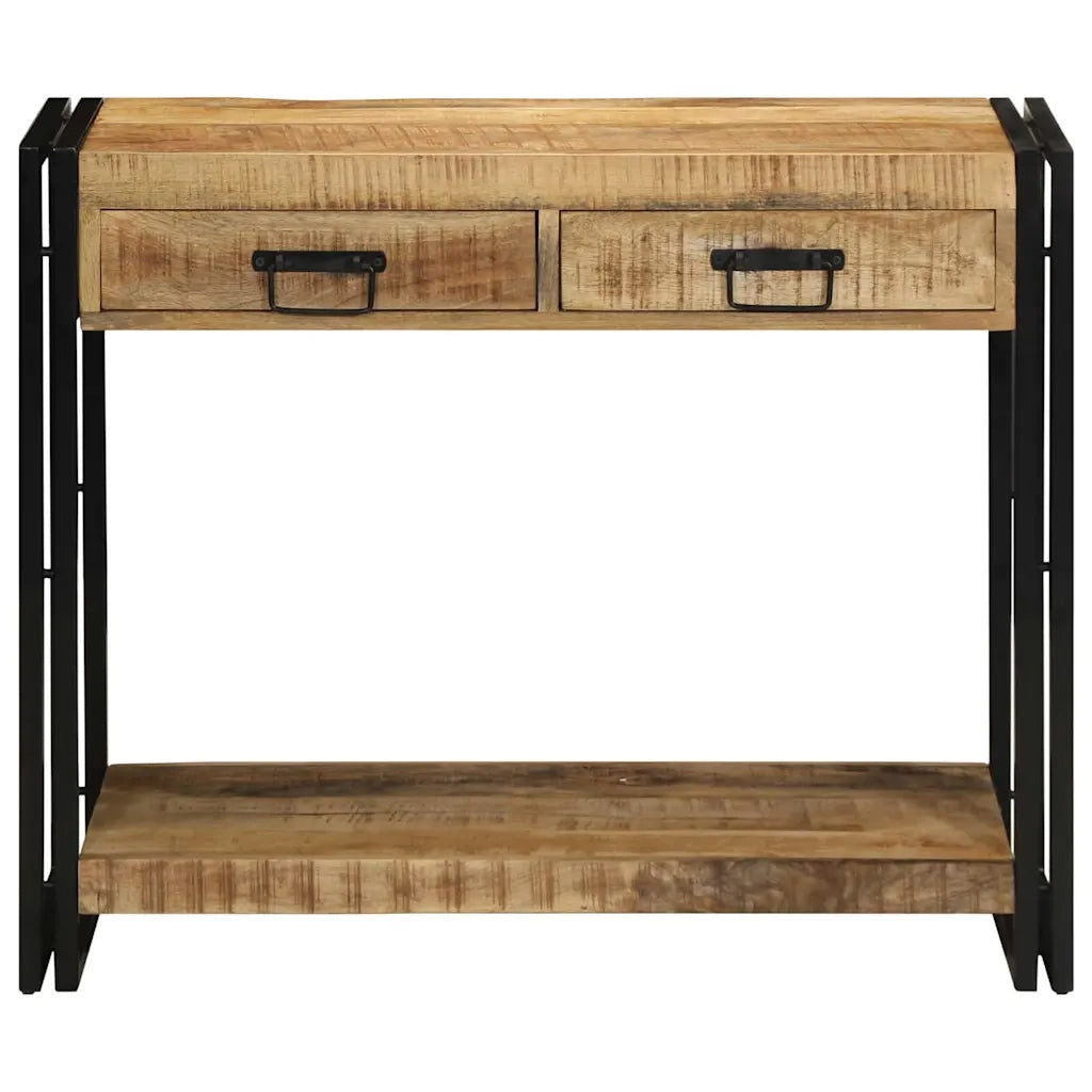 Tavolo consolle Marrone 90 x 33 x 75 cm Legno di mango massello 4102736
