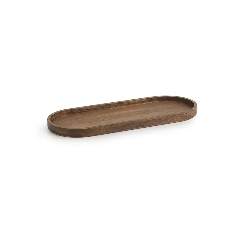 Vassoio organizer Thea in bambù naturale 1,5 x 27,5 x 11,8 cm