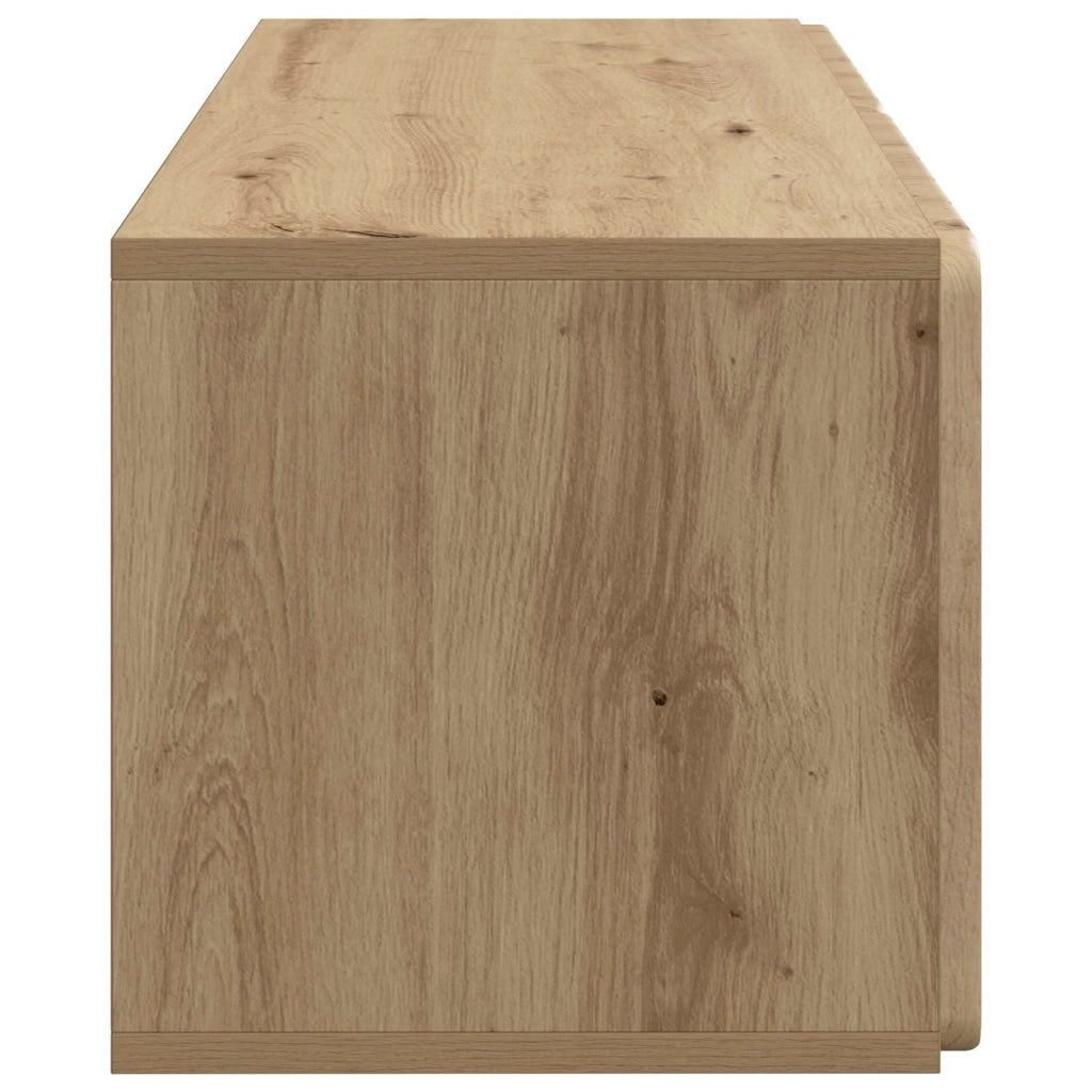 Mobile TV da Muro | Armadietto TV | Mobile Porta TV Rovere Artigianale 78,5 x 31 x 30 cm
