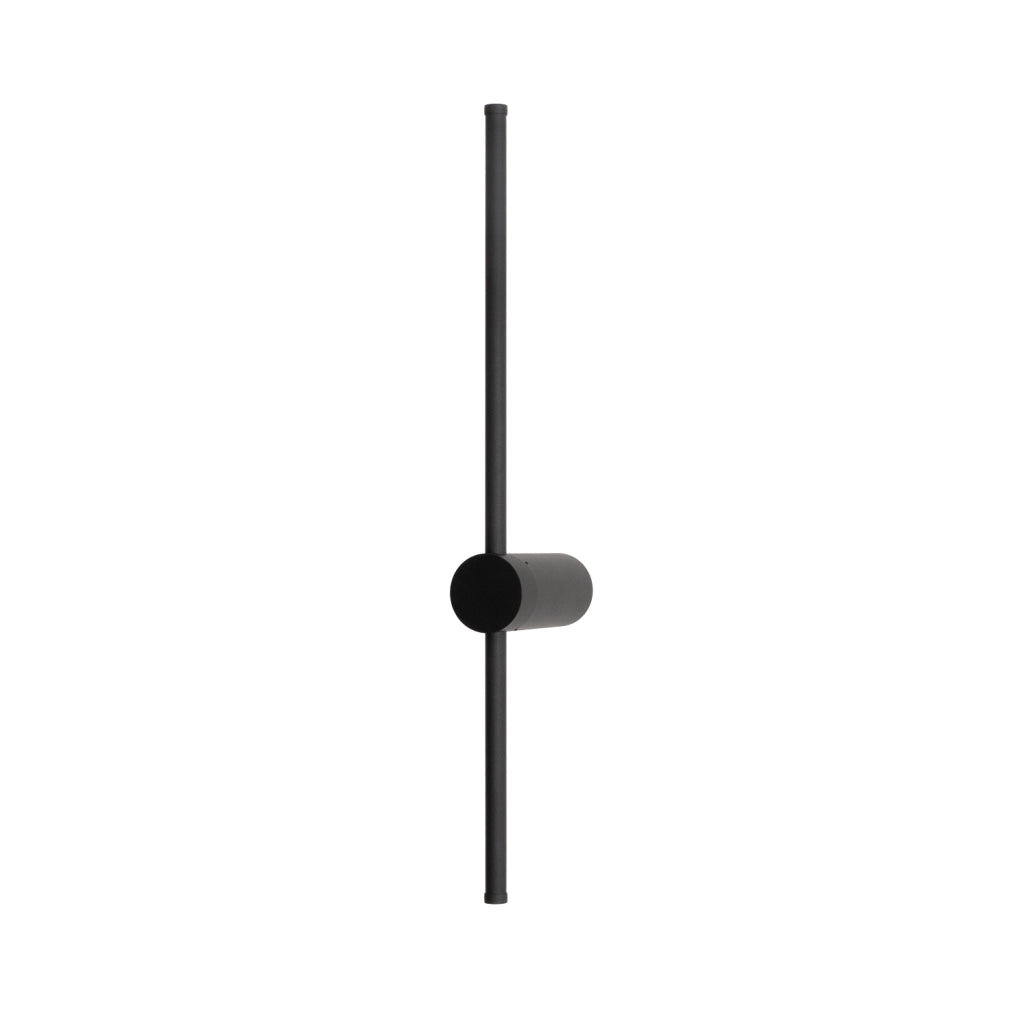 Applique loft minimal nera lineare LED 9W 3000K Maxlight