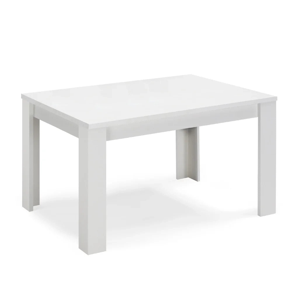 Tavolo allungabile da pranzo Bianco Frassino 110x70 fino a 150 cm modello N1 MADE IN ITALY design moderno ideale per cucina, soggiorno e sala da pranzo