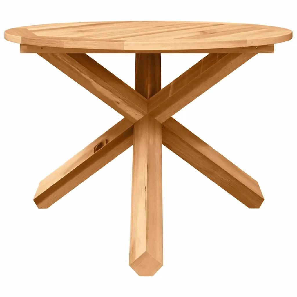 vidaXL Set da Pranzo per Giardino 3 pcs Marrone Legno: Acacia solida