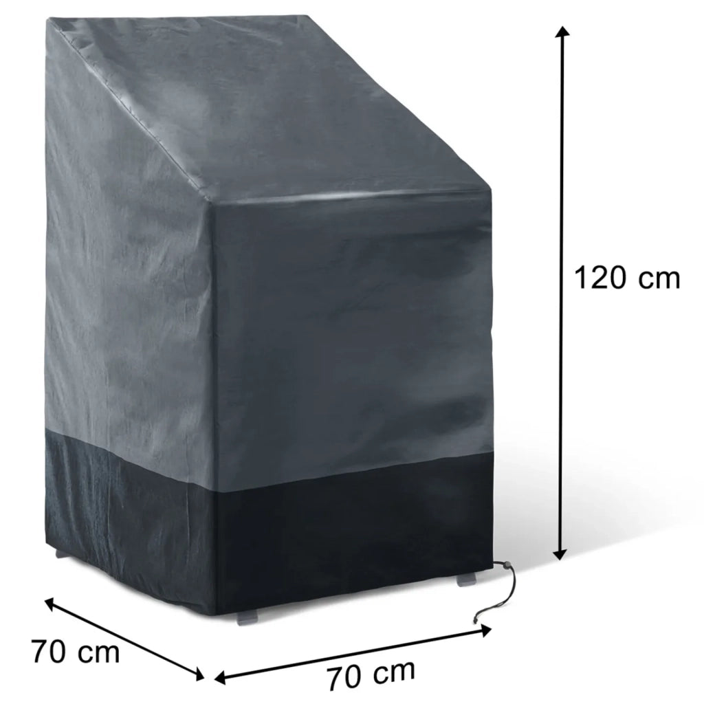 IDMarket - Copertura per 4 a 6 sedies da giardino da esterno 70 x 70 x 120 cm