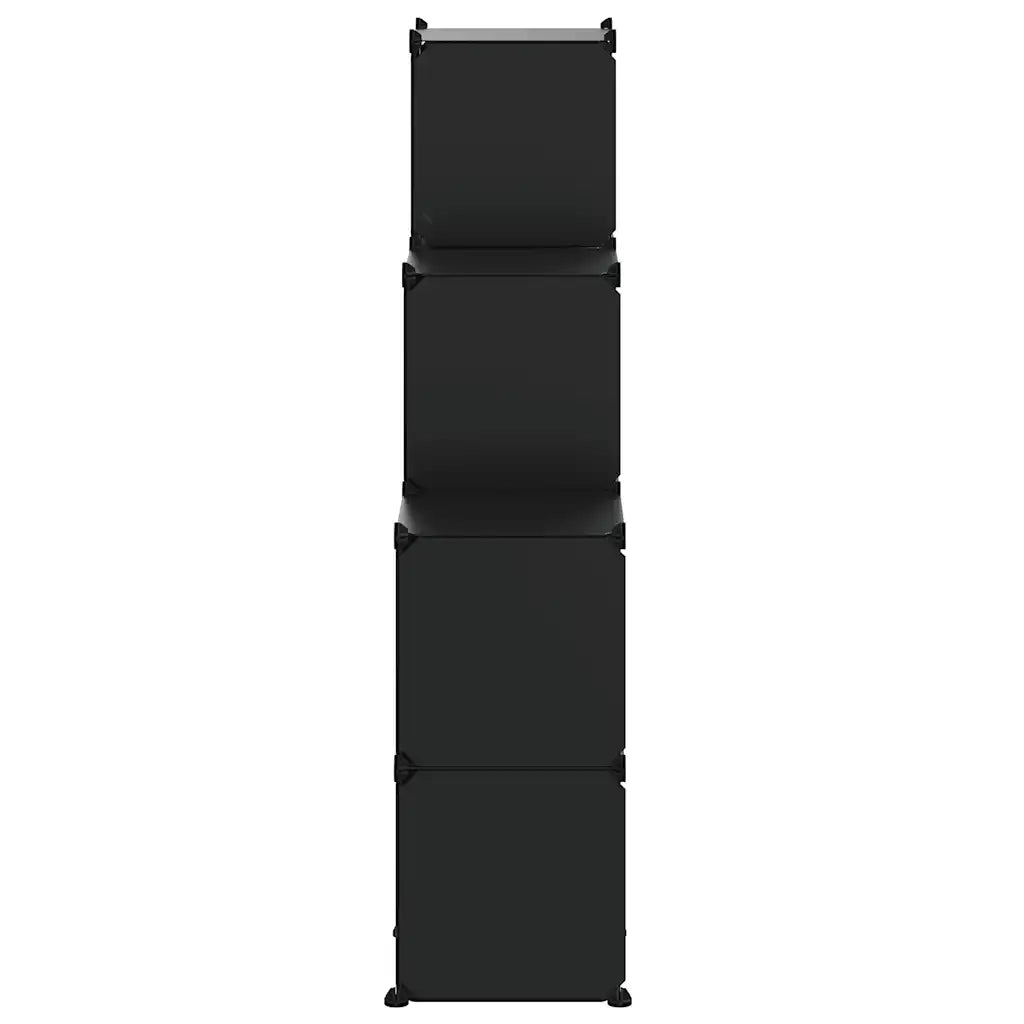 Organizzatore Portaoggetti con 9 Cubi Nero in PP CFW5828619