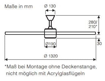 NIGHT FLIGHT 132, Ventilatore senza Luce, CasaFan