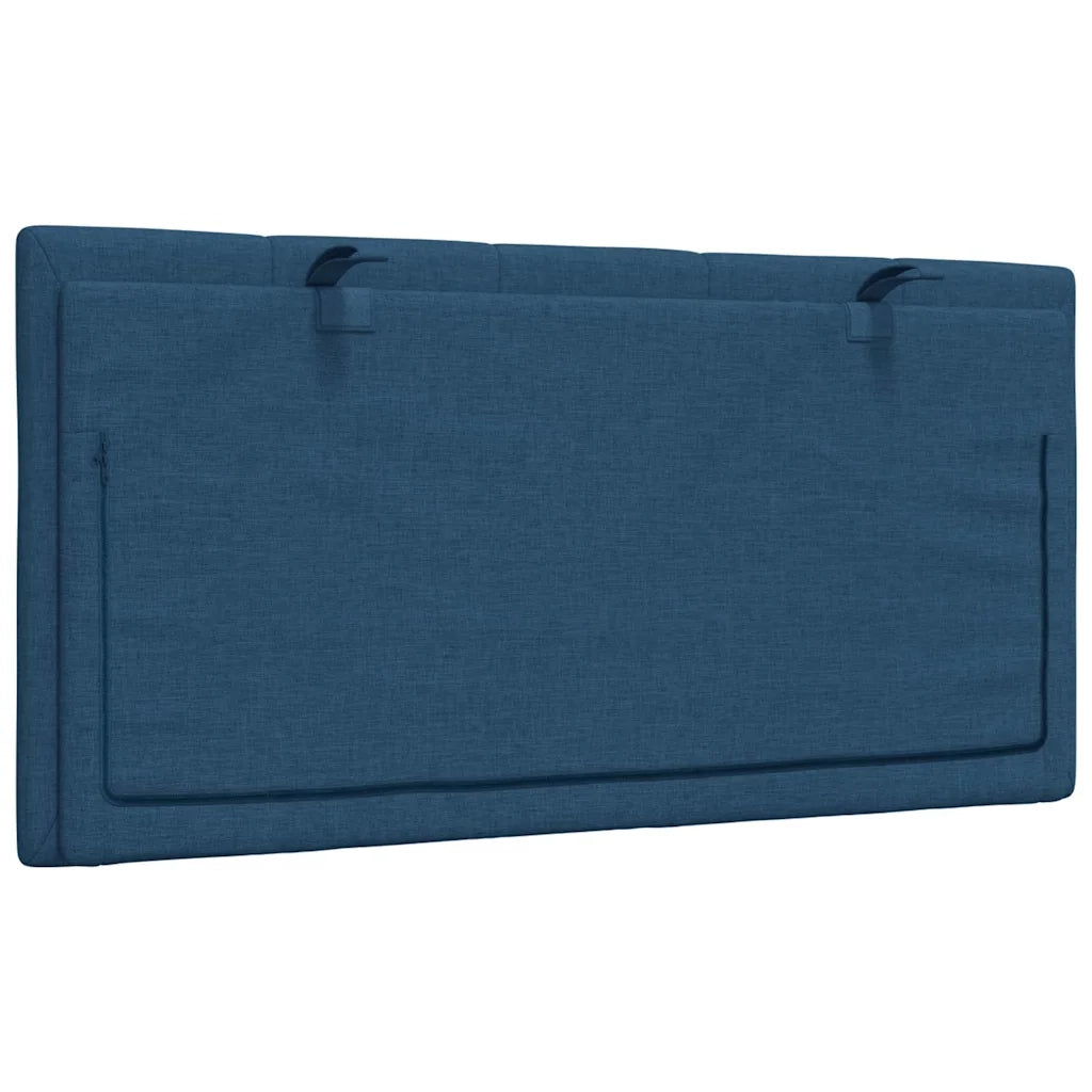 Cuscino Testiera Hanko Blu 100 cm in Tessuto CFW2929151