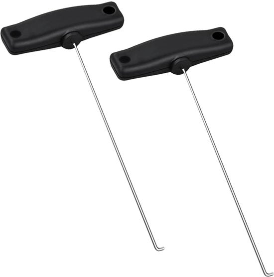Trekhaakset 2 in 1 per pannello strumenti, trekhaak per cruscotto, strumento di rimozione per cruscotto, clip di rimozione per pannello strumenti