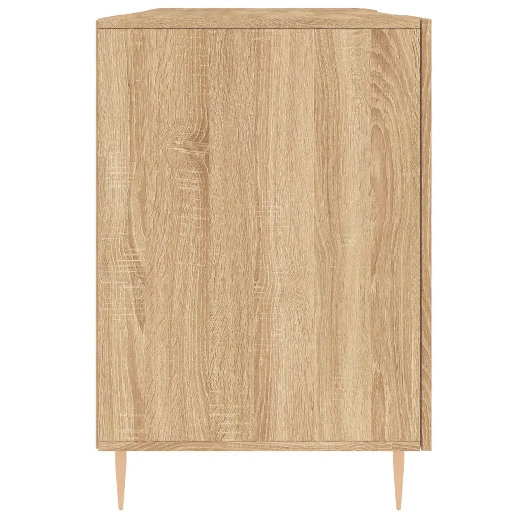 Scrivania | Tavolo da Ufficio Rovere Sonoma 140x50x75 cm in Legno Multistrato