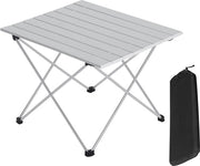 Tavolo picnic e camping in alluminio pieghevole, tavolo da parete per balcone 56x46x40cm