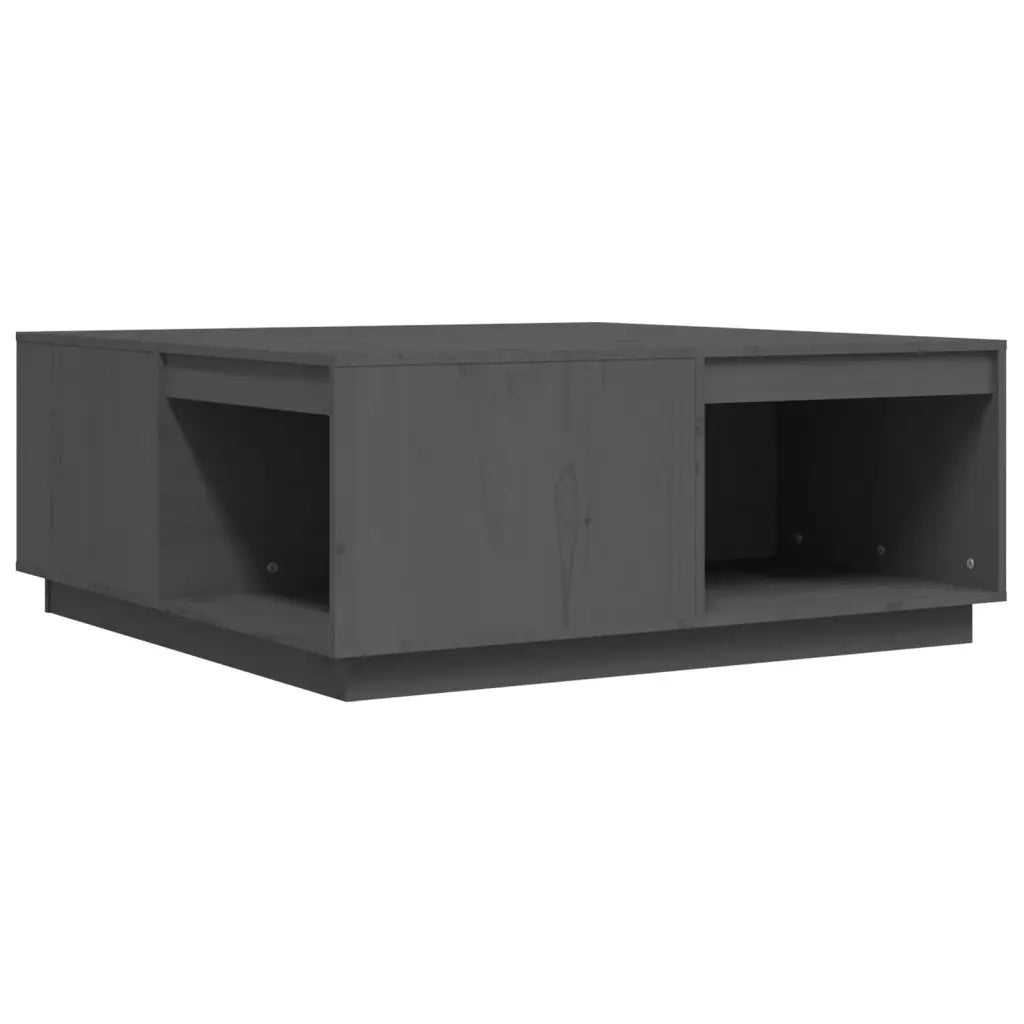 Tavolino da salotto | Tavolino da caff¨¨ | Tavolino da Soggiorno Grigio 100x101x40,5 cm Legno Massello Pino