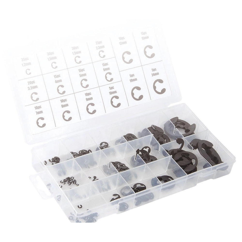 Trade Shop - Anelli Elastici Seeger Kit Da 300 Pz Assortiti Rondelle Anello Elastico E-clips -