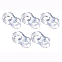 Salvamaniglia in gomma trasparente per Porte Paracolpi per Maniglie 5 Pezzi