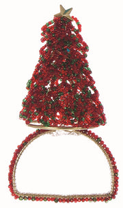 Porta Tovagliolo Natalizio Accessori Tavola Natale Shabby Chic Blanc Mariclò 6PZ