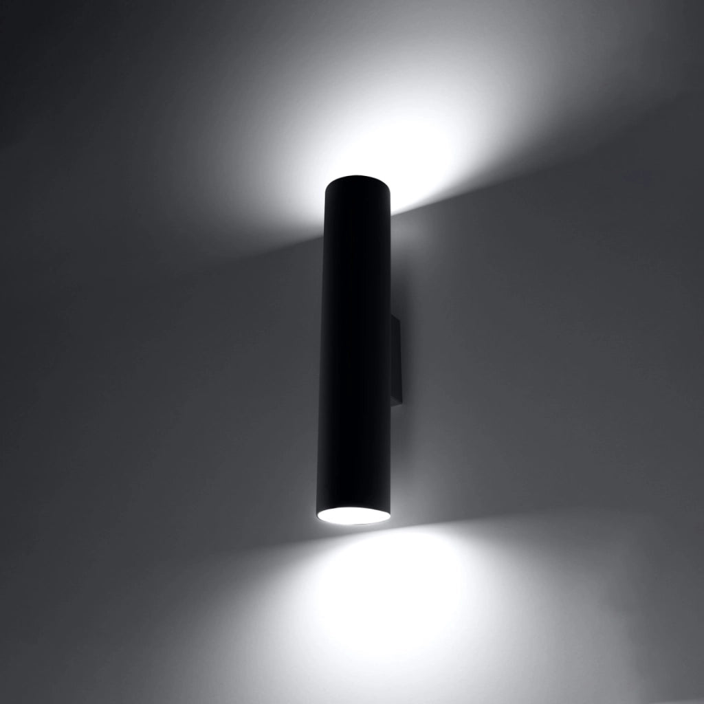Applique MODENO 2 luci nera metallo GU10 Pure Lume PU.0330