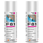 Faren f81 sverniciatore spray rapido per rimozione vernici 400 ml 2 pezzi