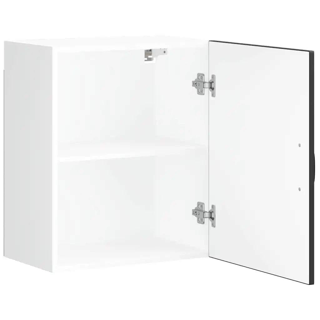 Pensili da cucina 2 pz Lucca in Legno Multistrato Nero 853800