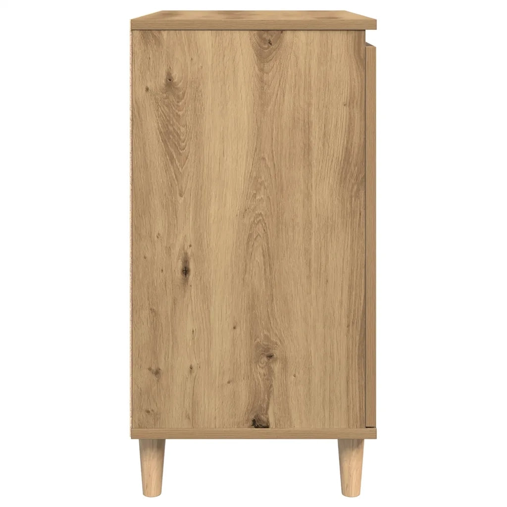 Credenza Rovere Artigianale 60x35x70 cm in Legno Multistrato 856477