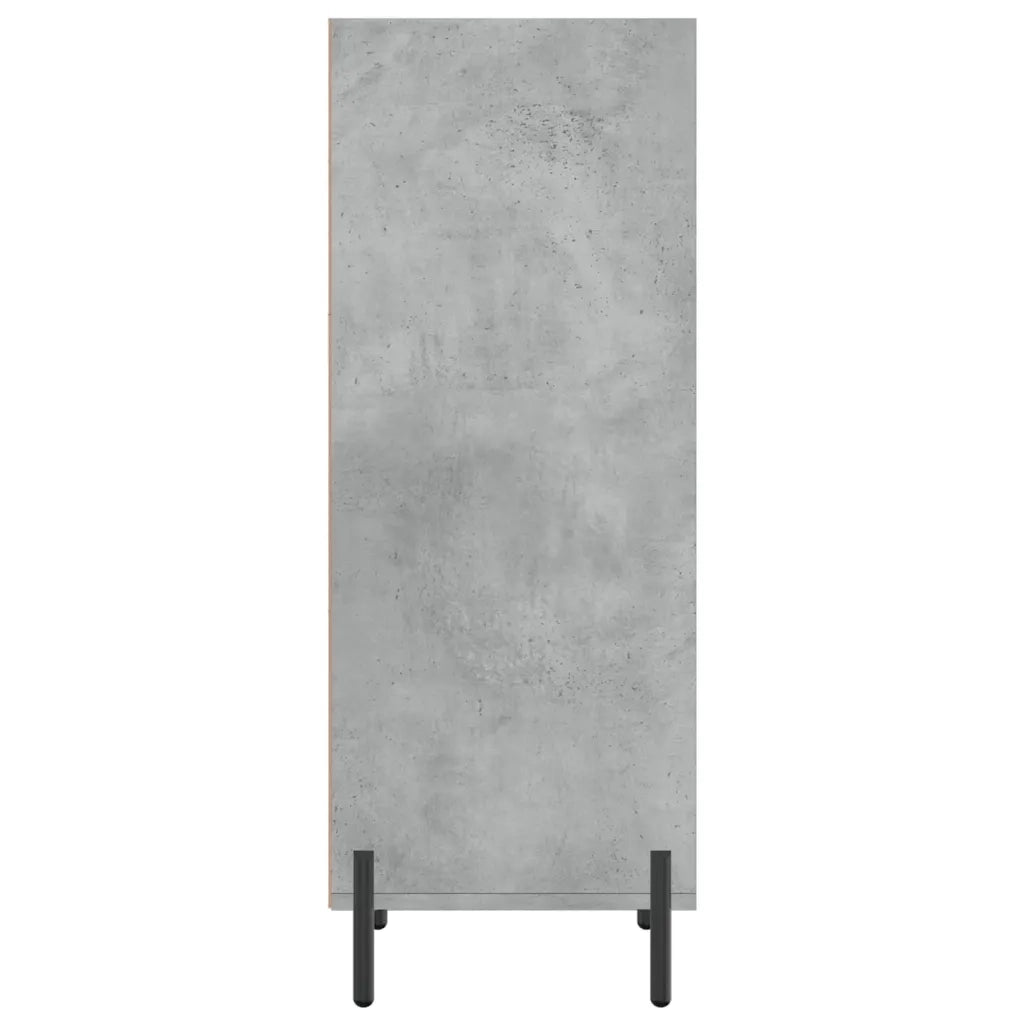 Credenza-Buffet-Armadio da cucina Grigio Cemento 34,5x32,5x90 cm in Legno Multistrato 552081